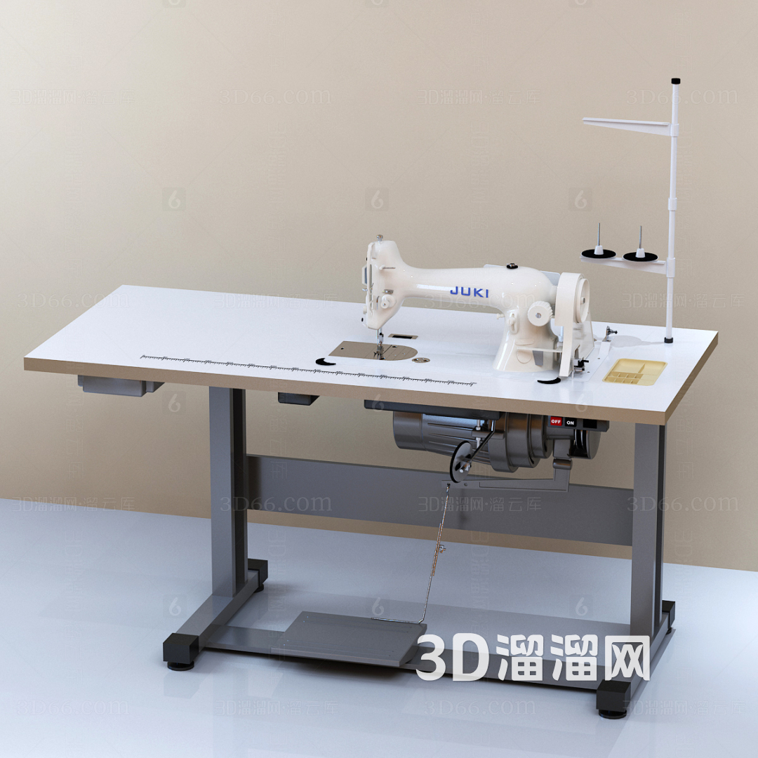 現代縫紉機3D模型的構建與應用探析